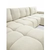 Coltar Extensibil Soho, Forma U,  359x177x88 cm, Stofa Curio 09, Crem picture - 7