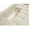Coltar Extensibil Soho, Forma U,  359x177x88 cm, Stofa Curio 09, Crem picture - 8