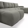 Coltar Extensibil Soho, Forma U,  359x177x88 cm, Stofa Curio 83, Gri picture - 5