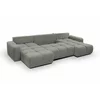 Coltar Extensibil Soho, Forma U,  359x177x88 cm, Stofa Curio 83, Gri picture - 6