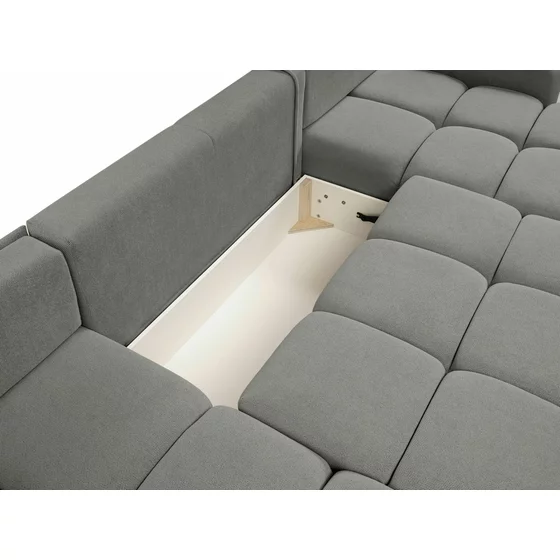 Coltar Extensibil Soho, Forma U,  359x177x88 cm, Stofa Curio 83, Gri picture - 7
