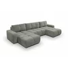 Coltar Extensibil Soho, Forma U,  359x177x88 cm, Stofa Curio 83, Gri picture - 3