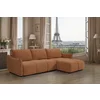 Coltar Extensibil Tulia, Sezlong Universal, 284x162x94 cm, Stofa, Maro picture - 2