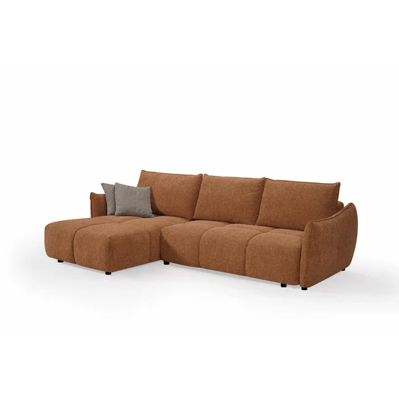 Coltar Extensibil Tulia, Sezlong Universal, 284x162x94 cm, Stofa, Maro picture - 5