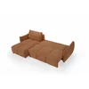 Coltar Extensibil Tulia, Sezlong Universal, 284x162x94 cm, Stofa, Maro picture - 8