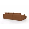 Coltar Extensibil Tulia, Sezlong Universal, 284x162x94 cm, Stofa, Maro picture - 9