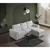 Coltar Extensibil Vito L, 310x170x110 cm, Stofa Beige Deschis picture - 3