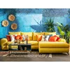 Coltar Extensibil Yoko, 320x214x96 cm, Stofa Soro 40 Galben picture - 2