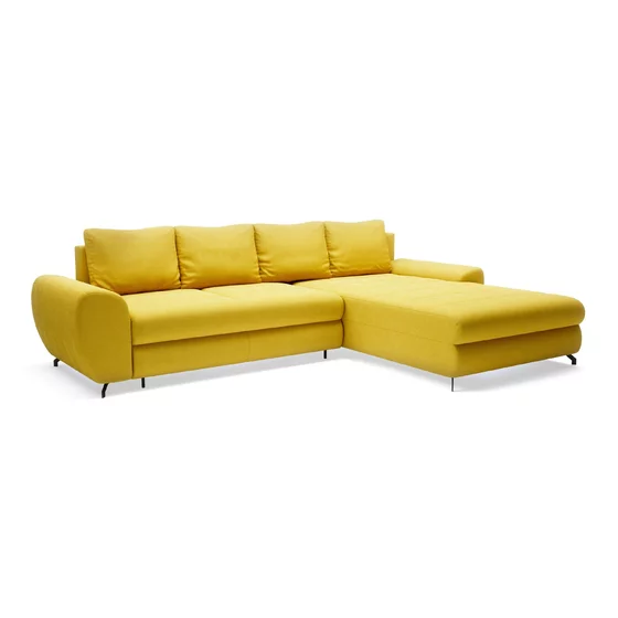 Coltar Extensibil Yoko, 320x214x96 cm, Stofa Soro 40 Galben picture - 3