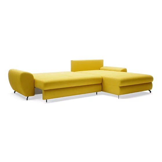 Coltar Extensibil Yoko, 320x214x96 cm, Stofa Soro 40 Galben picture - 7