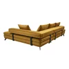 Coltar Florence, 290x232x61-91 cm, Stofa Element 8, Mustar picture - 3