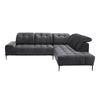 Coltar Grenada Cu Sezut Reglabil, Electronic, 281x226x89-107 cm, Stofa , Grafit Metalic picture - 1