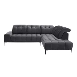 Coltar Grenada Cu Sezut Reglabil, Electronic, 281x226x89-107 cm, Stofa , Grafit Metalic