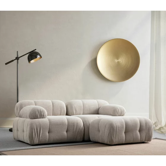 Coltar Modular Petit 3, 285x160x75 h cm, Stofa, Beige picture - 7