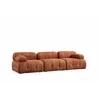 Coltar Modular Petit 3, 285x160x75 h cm, Stofa, Portocaliu picture - 3