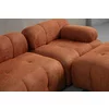 Coltar Modular Petit 3, 285x160x75 h cm, Stofa, Portocaliu picture - 5