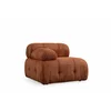 Coltar Modular Petit 3, 285x160x75 h cm, Stofa, Portocaliu picture - 9