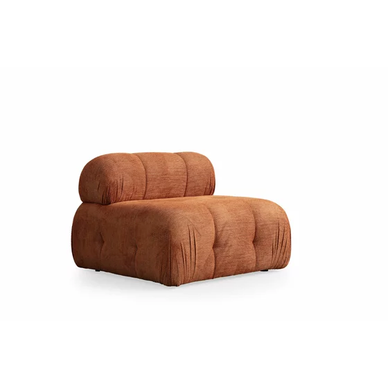Coltar Modular Petit 3, 285x160x75 h cm, Stofa, Portocaliu picture - 12
