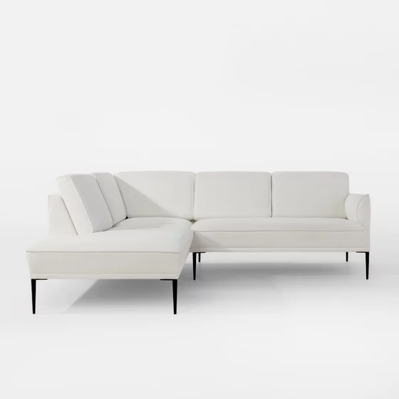 Coltar Norida, 235x207x82 cm, Stofa Aragon 01, Crem picture - 1