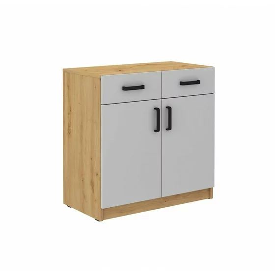Comoda 2 Usi 2 Sertare Malta SL 105, 80x43.6x80 cm, Pal Melaminat picture - 3