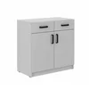 Comoda 2 Usi 2 Sertare Malta SL 105, 80x43.6x80 cm, Pal Melaminat picture - 4