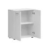 Comoda 2 Usi Neno, 60x32x72 h cm, Pal Melaminat, Alb Mat picture - 2
