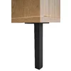 Comoda 2 Usi +2 Sertare, Osaka 2F+2S-822, 100x40x100 cm, Pal Melaminat/MDF Frezat picture - 5