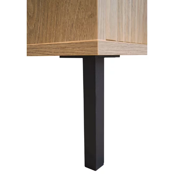 Comoda 2 Usi +2 Sertare, Osaka 2F+2S-822, 100x40x100 cm, Pal Melaminat/MDF Frezat picture - 5