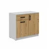 Comoda 2 Usi + Sertar Malta SL 820, 80x41.4x72.5 cm, Pal Melaminat picture - 2