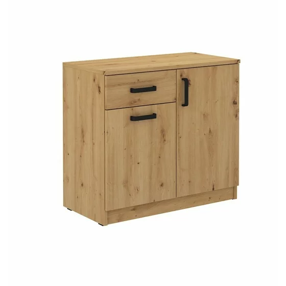 Comoda 2 Usi + Sertar Malta SL 820, 80x41.4x72.5 cm, Pal Melaminat picture - 1
