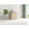 Comoda 3 Sertare Timber, 75x45x75.5 cm, Pal Melaminat,  Stejar Sonoma picture - 2