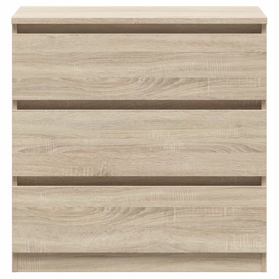 Comoda 3 Sertare Timber, 75x45x75.5 cm, Pal Melaminat,  Stejar Sonoma picture - 3