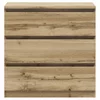 Comoda 3 Sertare Timber, 75x45x75.5 cm, Pal Melaminat,  Stejar Wotan picture - 3