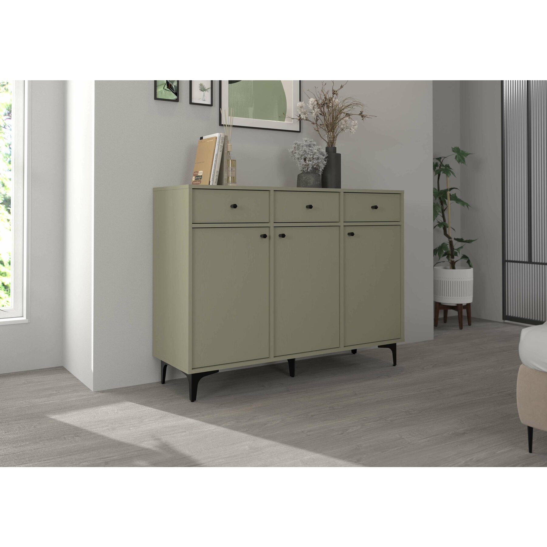 comoda-3-usi-plus-3-sertare-