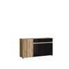 Comoda Camino, 3D2S, CMNK 01, 150X40X83 cm, Stejar Evoke/Negru picture - 1