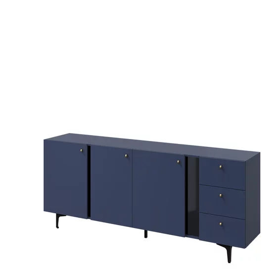 COMODA COLOURS CS-03, 200X41X84 CM, ALBASTRU picture - 1