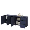 COMODA COLOURS CS-03, 200X41X84 CM, ALBASTRU picture - 2