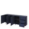 COMODA COLOURS CS-03, 200X41X84 CM, ALBASTRU picture - 3