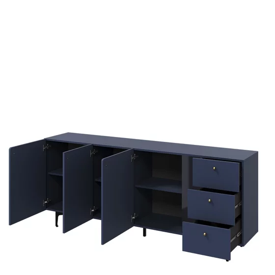 COMODA COLOURS CS-03, 200X41X84 CM, ALBASTRU picture - 3