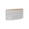 Comoda cu 2 Usi  + 3 Sertare, Sambuca, 160x44x90 cm, Stejar Coast Evoke/Gri picture - 3