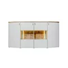 Comoda cu 4 Usi Sambuca, 180x44x90 cm, Stejar Coast Evoke/Gri picture - 3