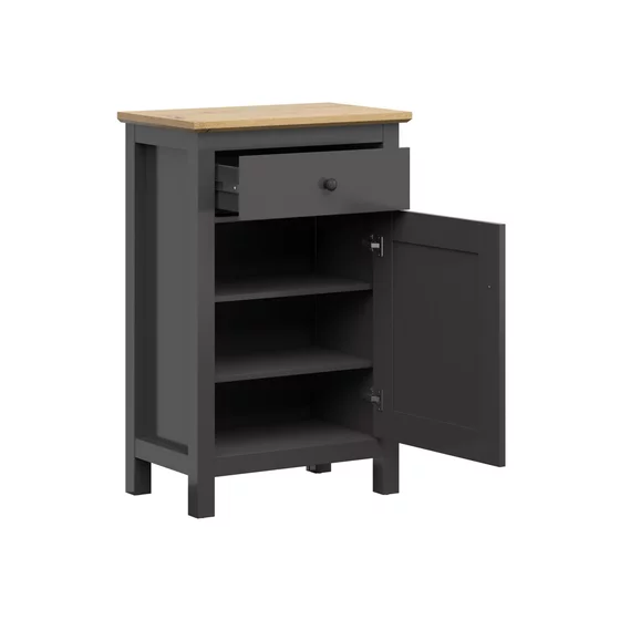 Comoda cu Usa si Sertar Hesen KOM1D1S/10/7, 66X41X101 H CM picture - 3