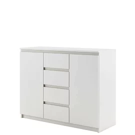 Comoda Idea ID-04, 109x40x85 cm, Alba