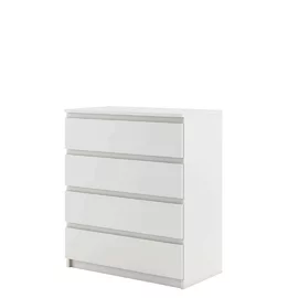 Comoda Idea ID-06, 73x40x85 cm, Alba