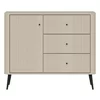 Comoda Larnaca VG03, 3 Sertare + Usa, 106x40x88 h cm, Pal Melaminat/MDF - Casmir picture - 1