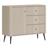 Comoda Larnaca VG03, 3 Sertare + Usa, 106x40x88 h cm, Pal Melaminat/MDF - Casmir picture - 5