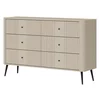 Comoda Larnaca VG04, 6 Sertare, 138x40x88 h cm, Pal Melaminat/MDF - Casmir picture - 2