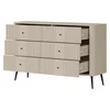 Comoda Larnaca VG04, 6 Sertare, 138x40x88 h cm, Pal Melaminat/MDF - Casmir picture - 3