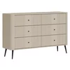 Comoda Larnaca VG04, 6 Sertare, 138x40x88 h cm, Pal Melaminat/MDF - Casmir picture - 5