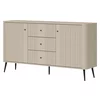 Comoda Larnaca VG05, 2 Usi 3 Sertare, 162x40x88 h cm, Pal Melaminat/MDF - Casmir picture - 2